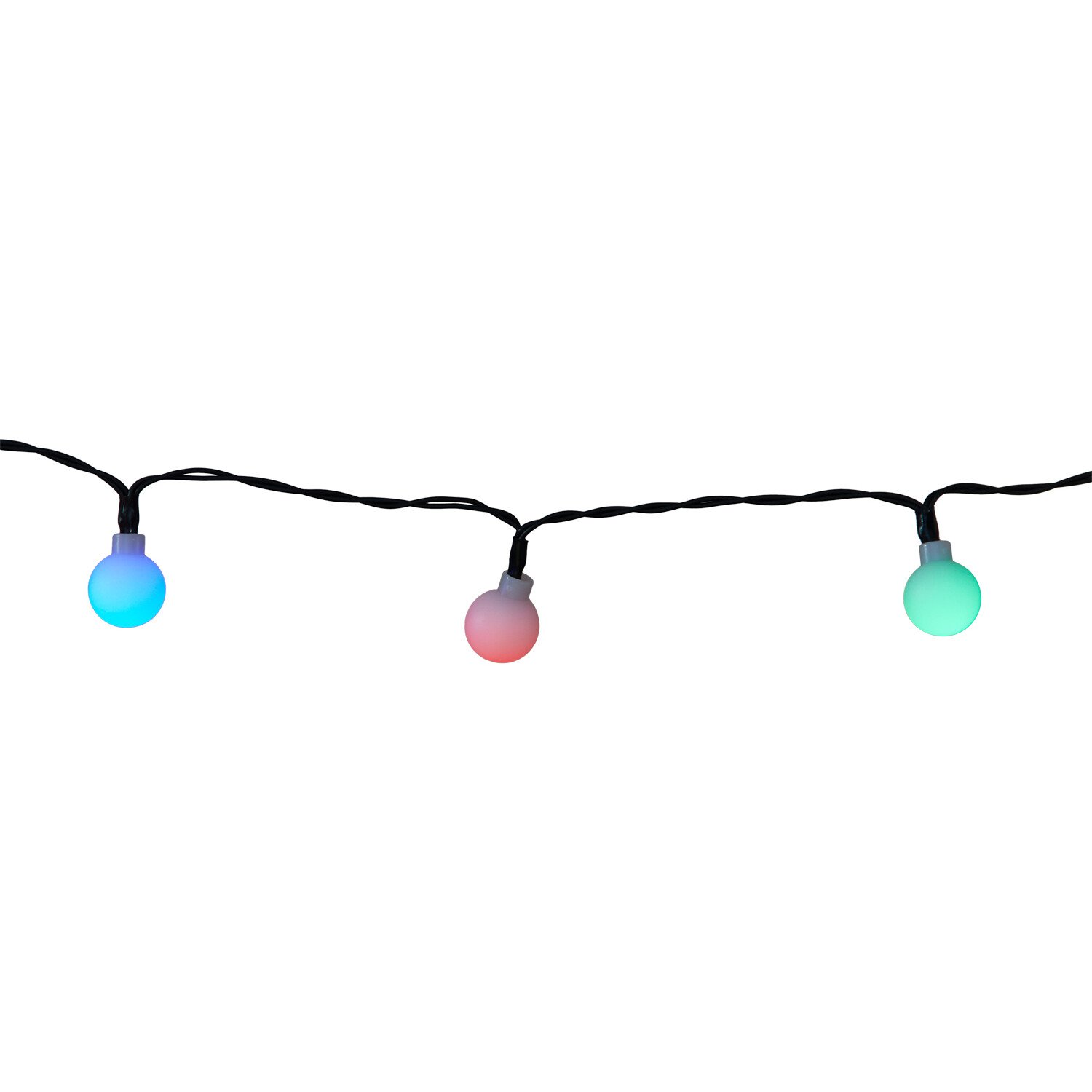 150 LED Bubble Bulb String Light - White / Colour Changing Image 4
