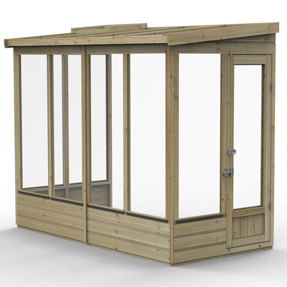 Forest Garden Wallscape Lean-to 8 x 4ft Greenhouse Image 3