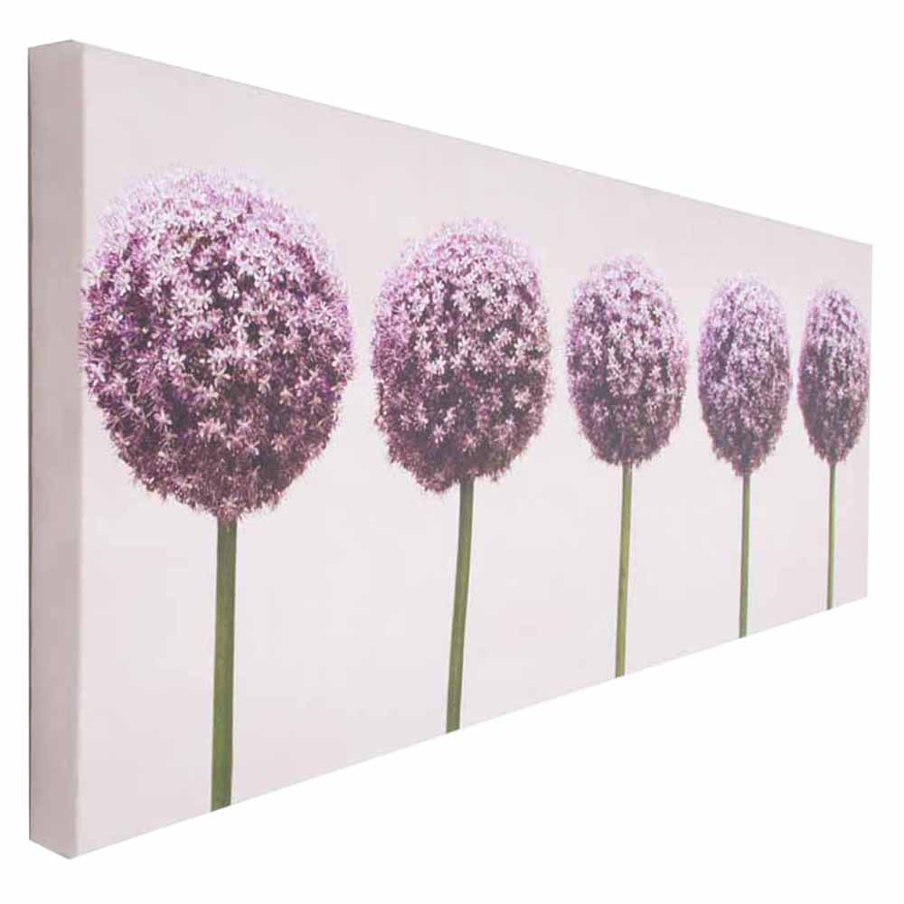 Art For The Home Row Of Alliums 100 x 40cm Image 1