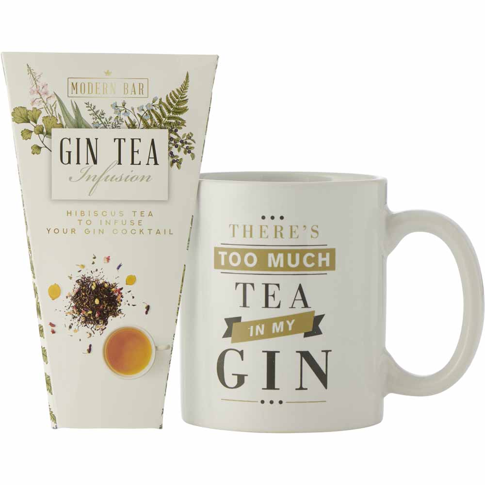 Wilko There's Too Much Tea In My Gin Mug Image 2