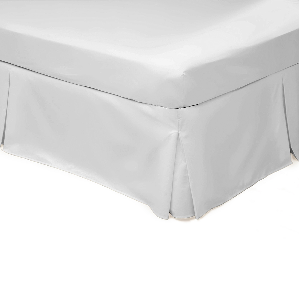 Serene Double White Platform Valance Image 1