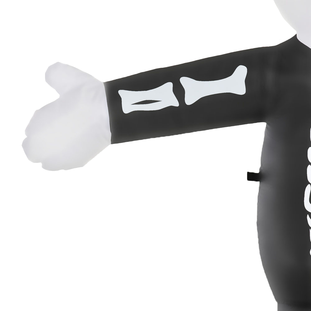HOMCOM Halloween Inflatable Skeleton Ghost 3m Image 4