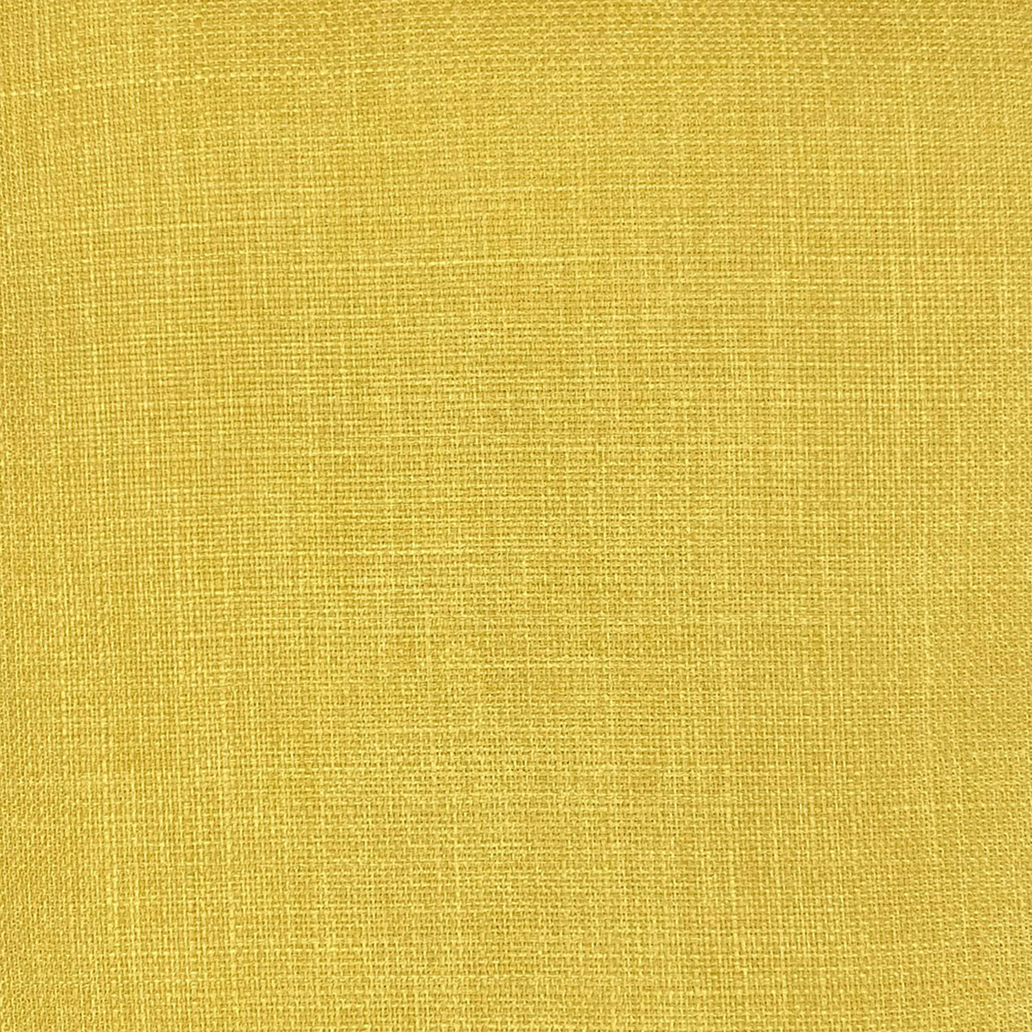 Sloane Faux Linen Cushion - Yellow Image 3