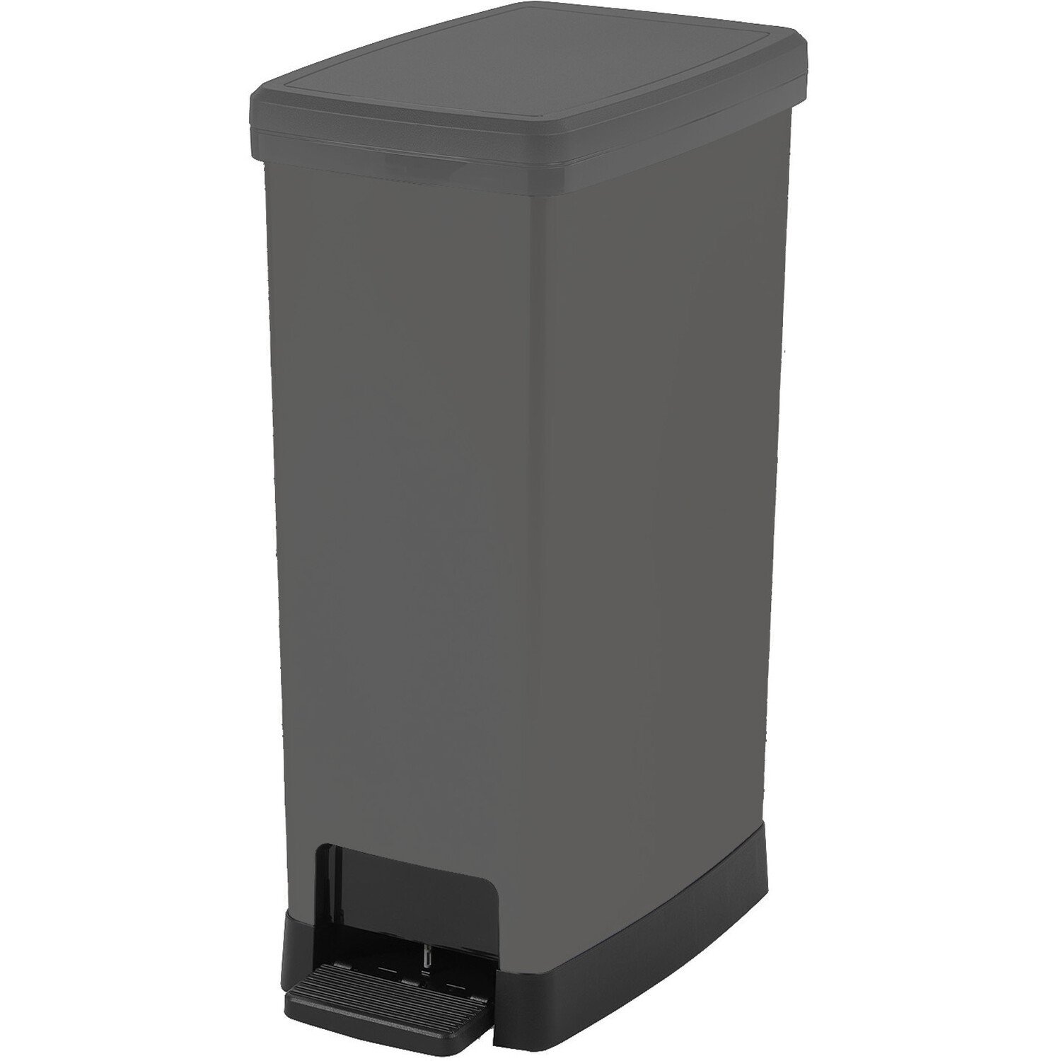 Moda Slim Pedal Bin 40L - Charcoal Image 1