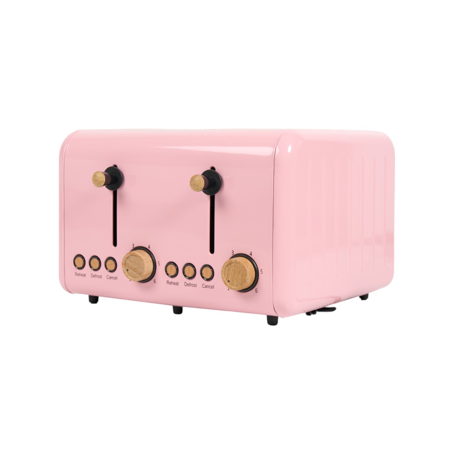Sweet Dream 4 Slice Stainless Steel Toaster - Pink Image 4