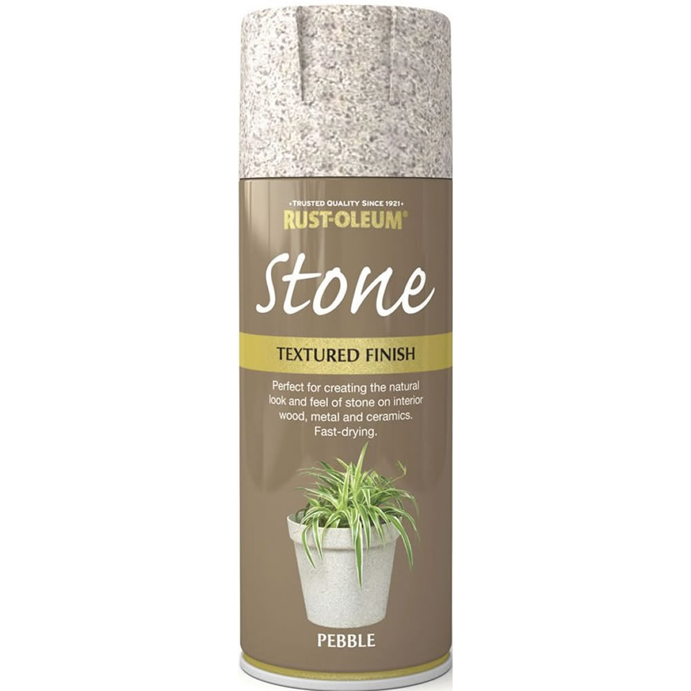 Rust-Oleum Pebble Stone Textured Spray Paint 400ml Image