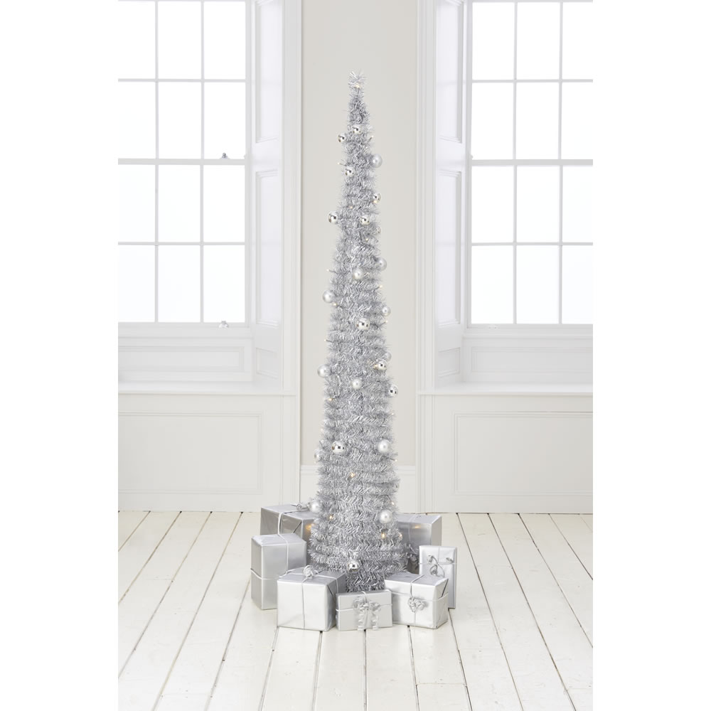 Wilko 6ft Pop Up Battery Operated Christmas Tree Image 1