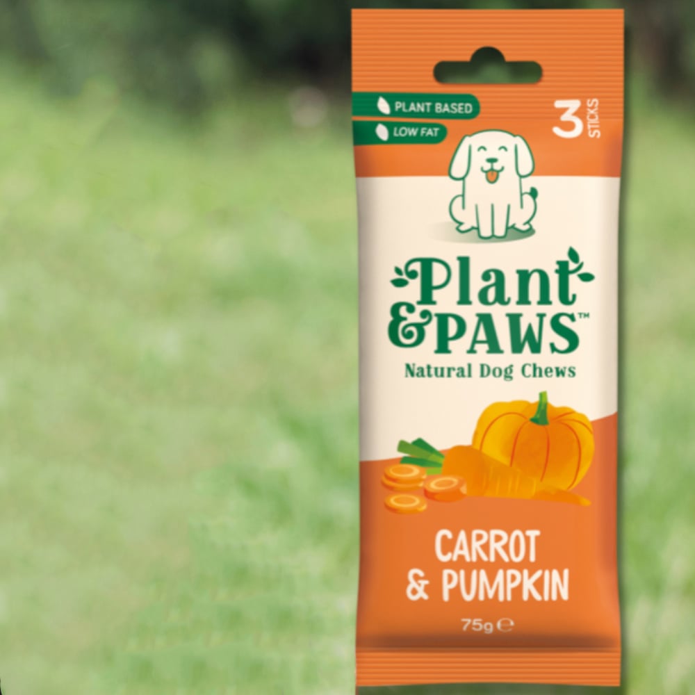 Plant & Paws Carrot & Pumpkin Natural Dog Chews 75g Image 5