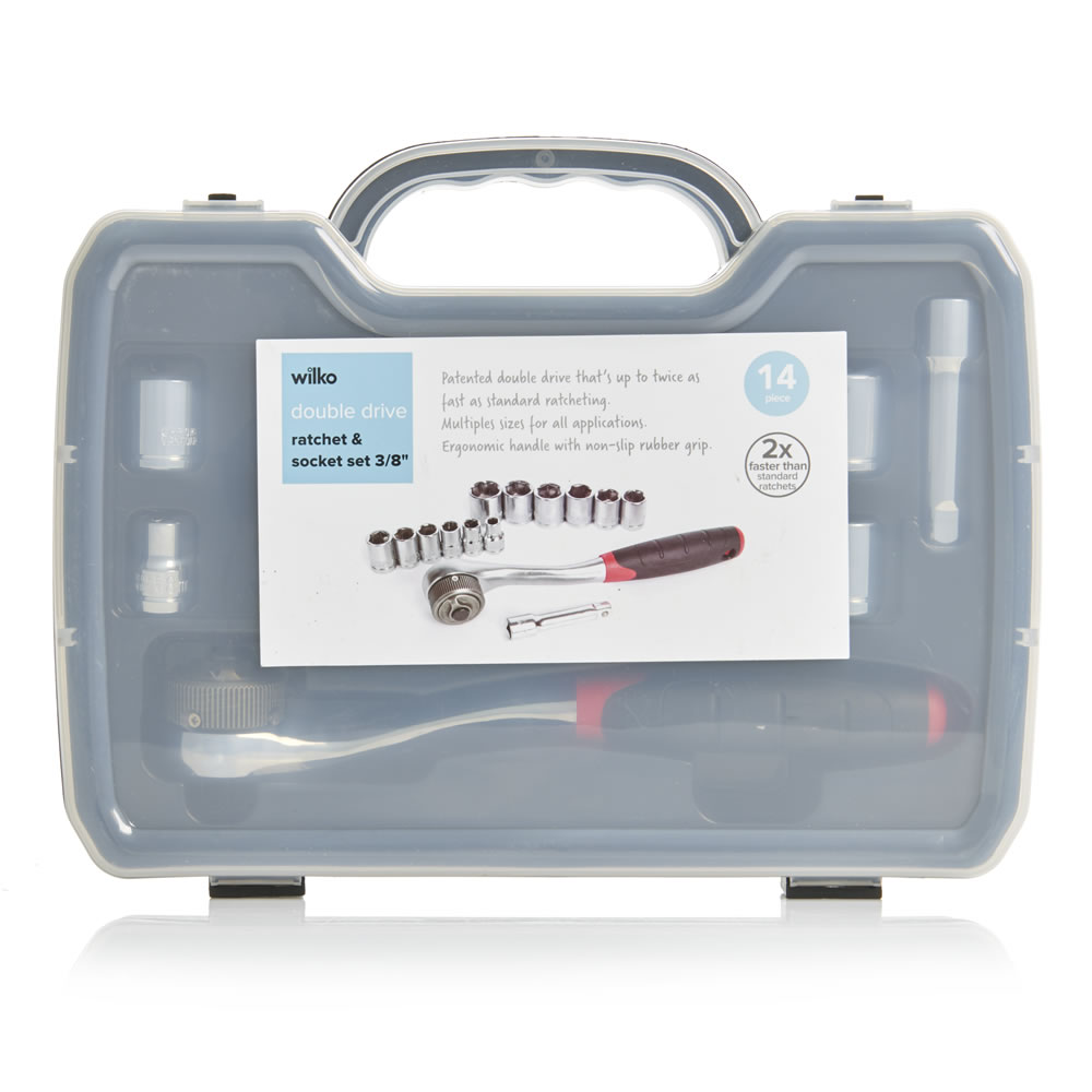Wilko Dual Drive Ratchet and Socket Set Wilko