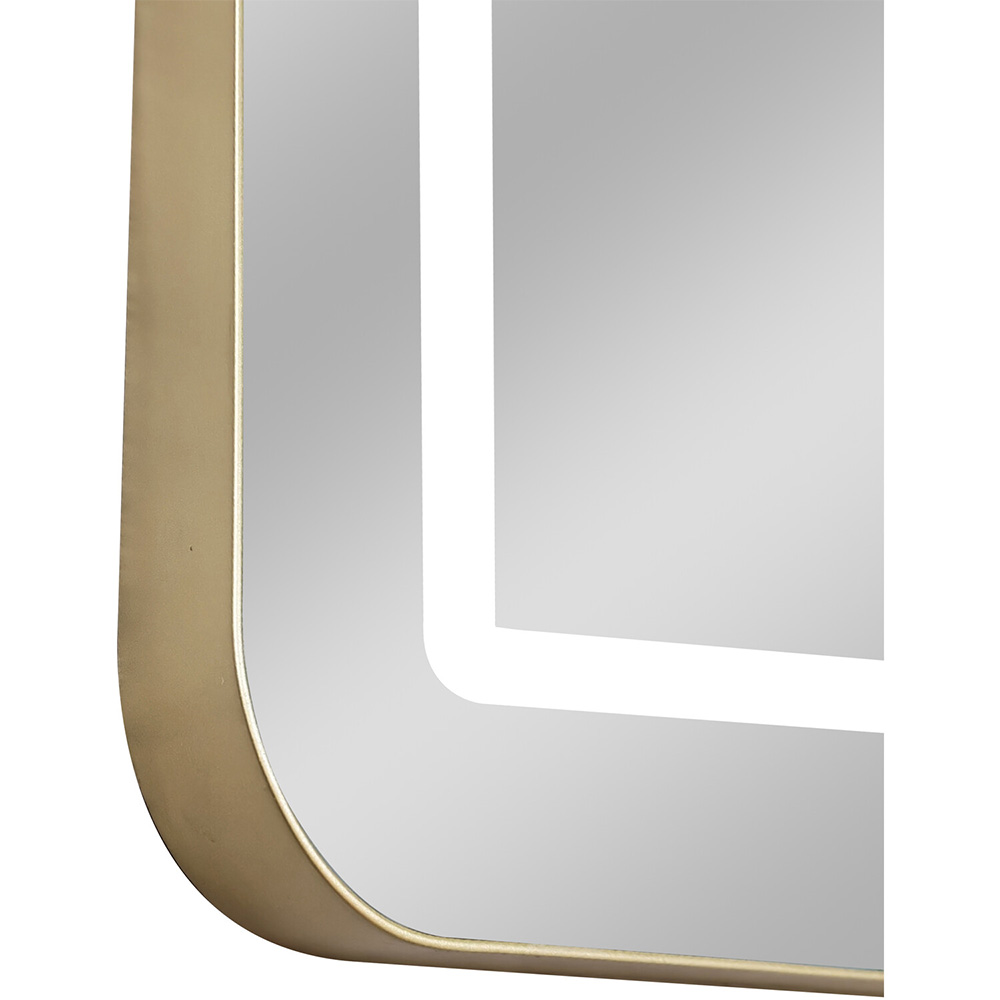 Standing LED Bow Mirror Gold Image 11