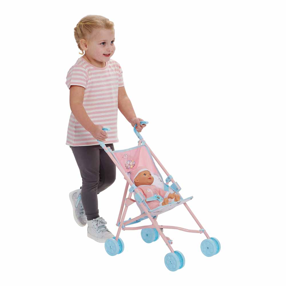 Wilko Doll And Stroller Image 3