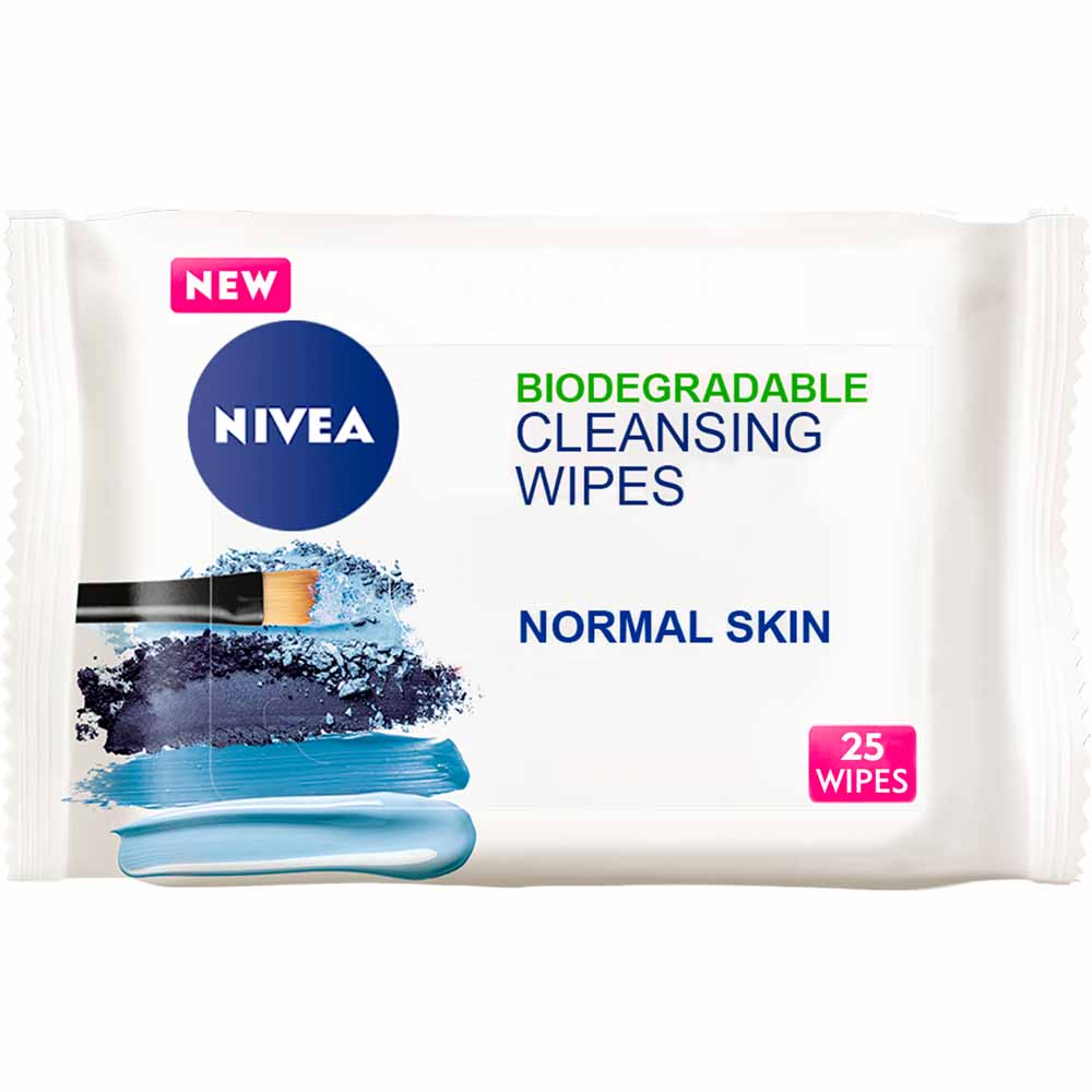 Nivea Normal Skin Cleansing Wipes 25 Pack   Image 1