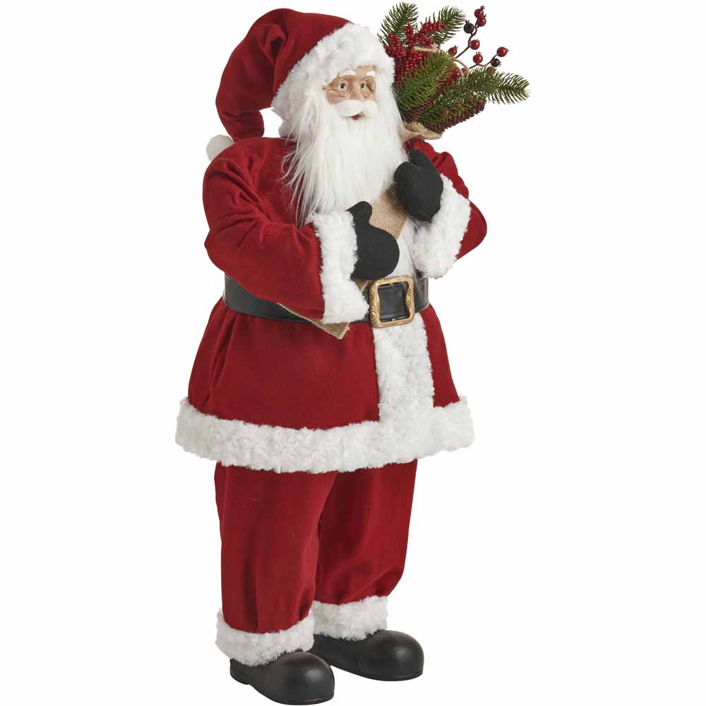 Wilko Large Cosy Standing Santa Figurine Image 4