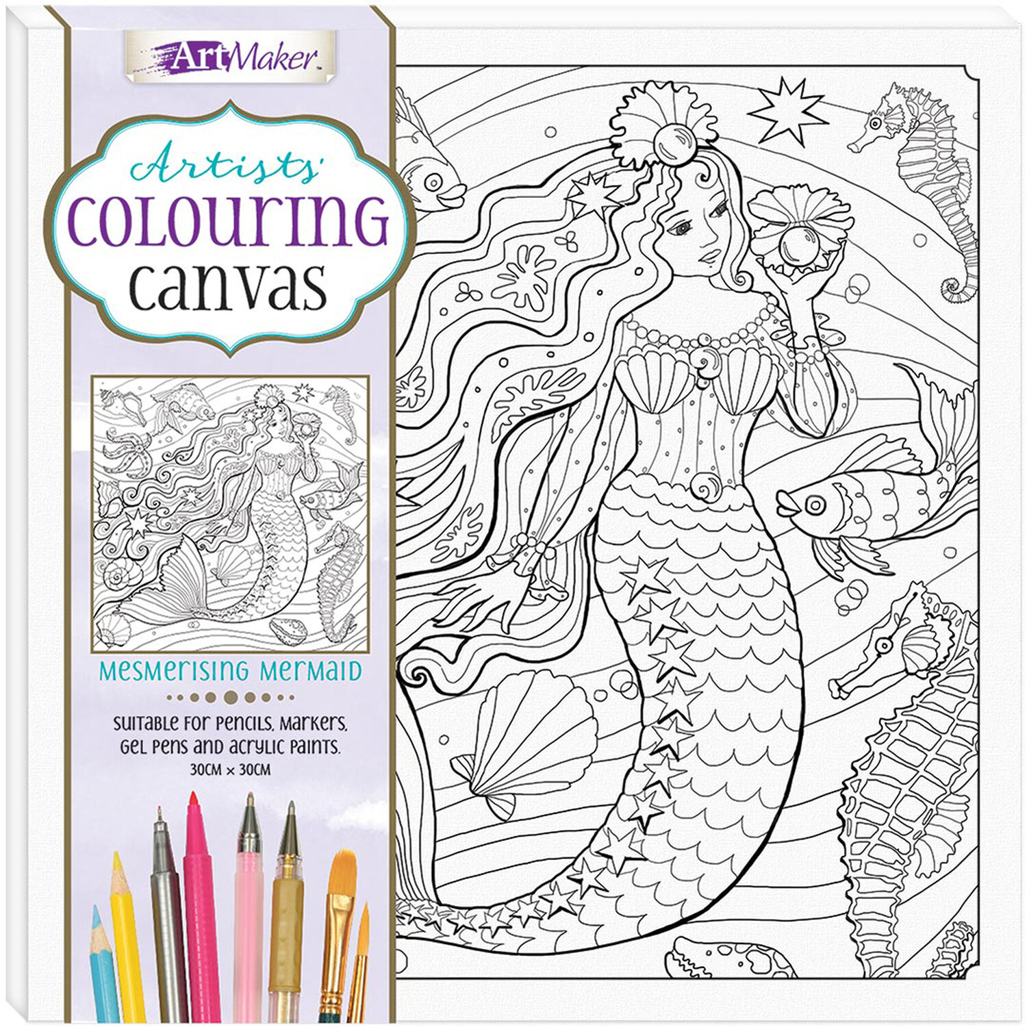 Fantasy Colouring Canvas Image 2