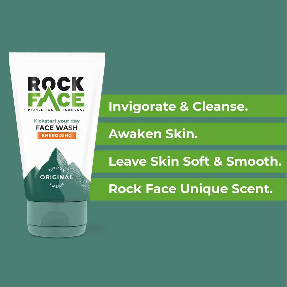 Rock Face Energising Face Wash 150ml Image 2