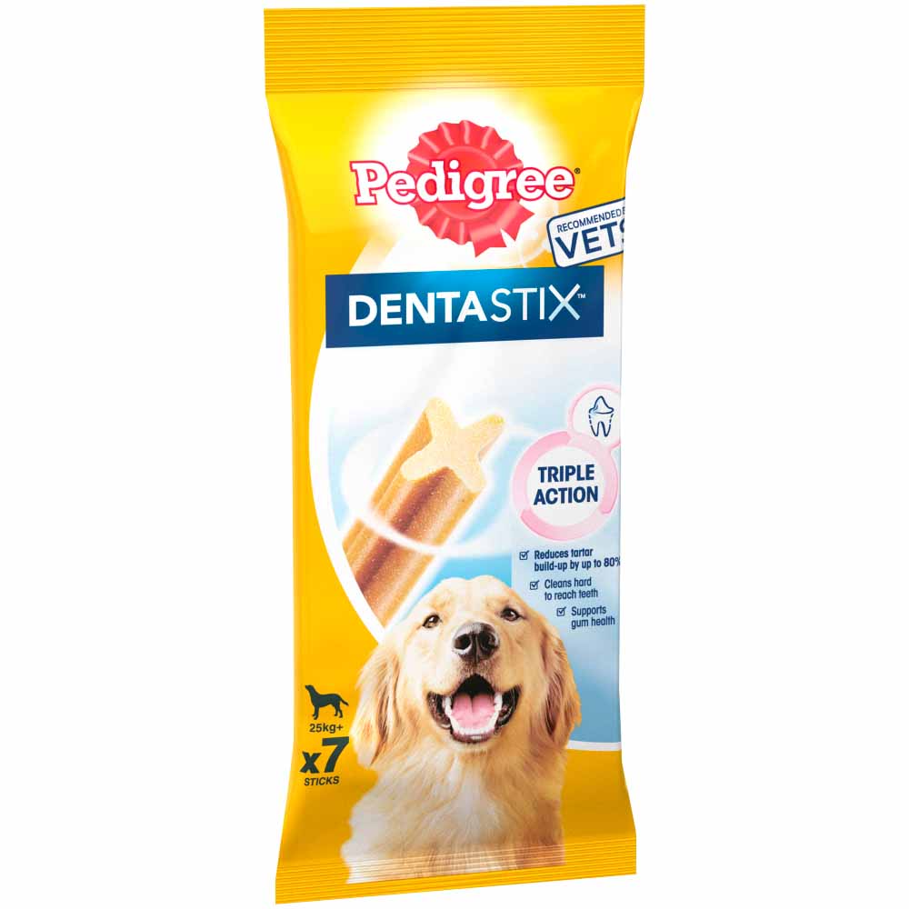 Pedigree Dentastix Daily Adult Large Dog Treats 7 x Dental Sticks 270g Image 2