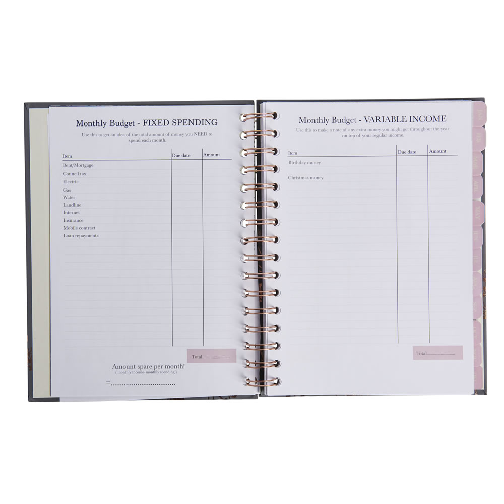 Wilko Treasured  A5 Budget Planner Image 3