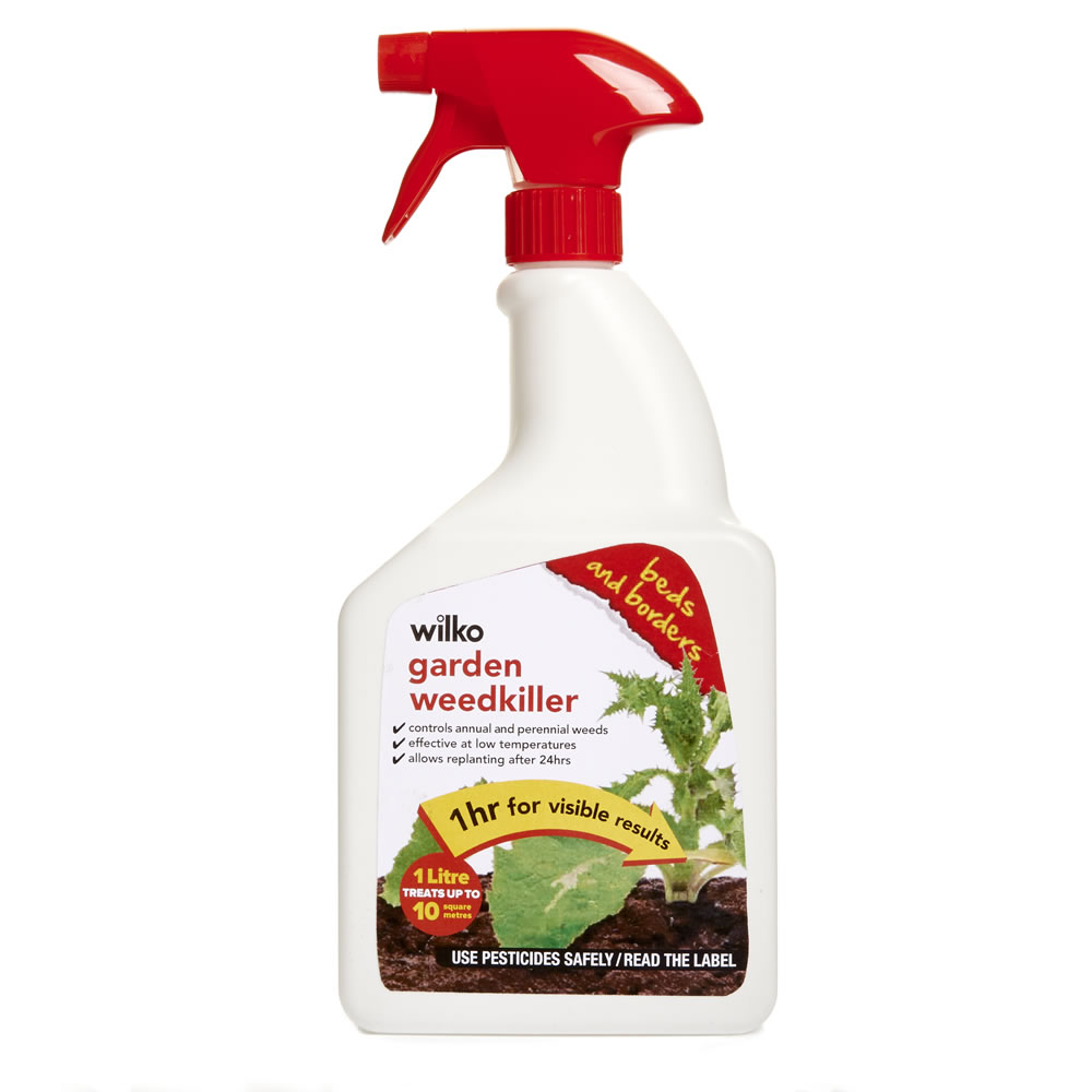 Wilko Garden Weedkiller Fast Acting Ready to Use 1 L Image