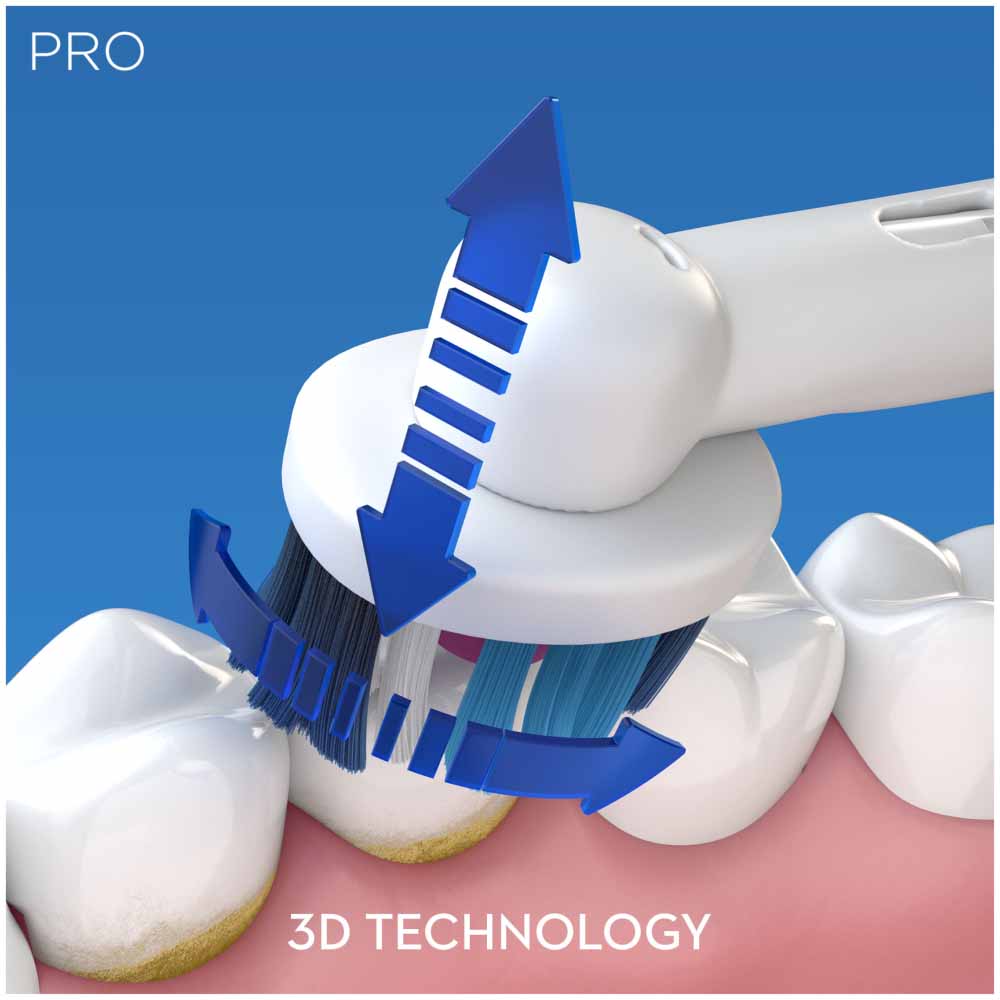 Oral-B Pro 2 2000 Electric Toothbrush Pink Image 8