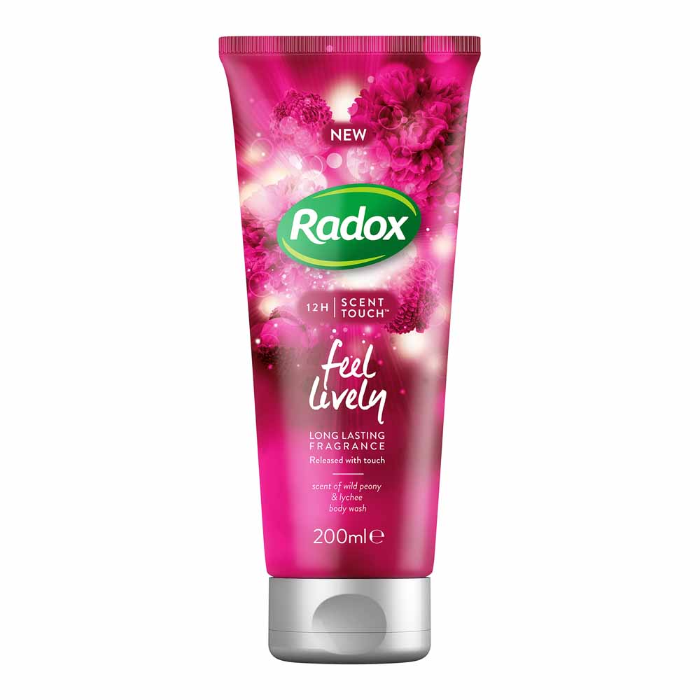 Radox 12H Scent TouchFeel Lively Body Wash 200ml Image 2