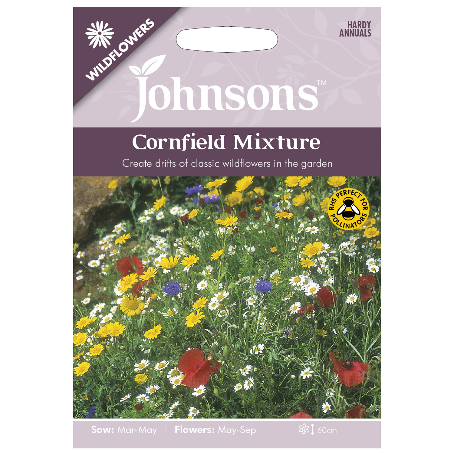 Johnsons Wildflower Cornfield Mixed Flower Seeds Image 2