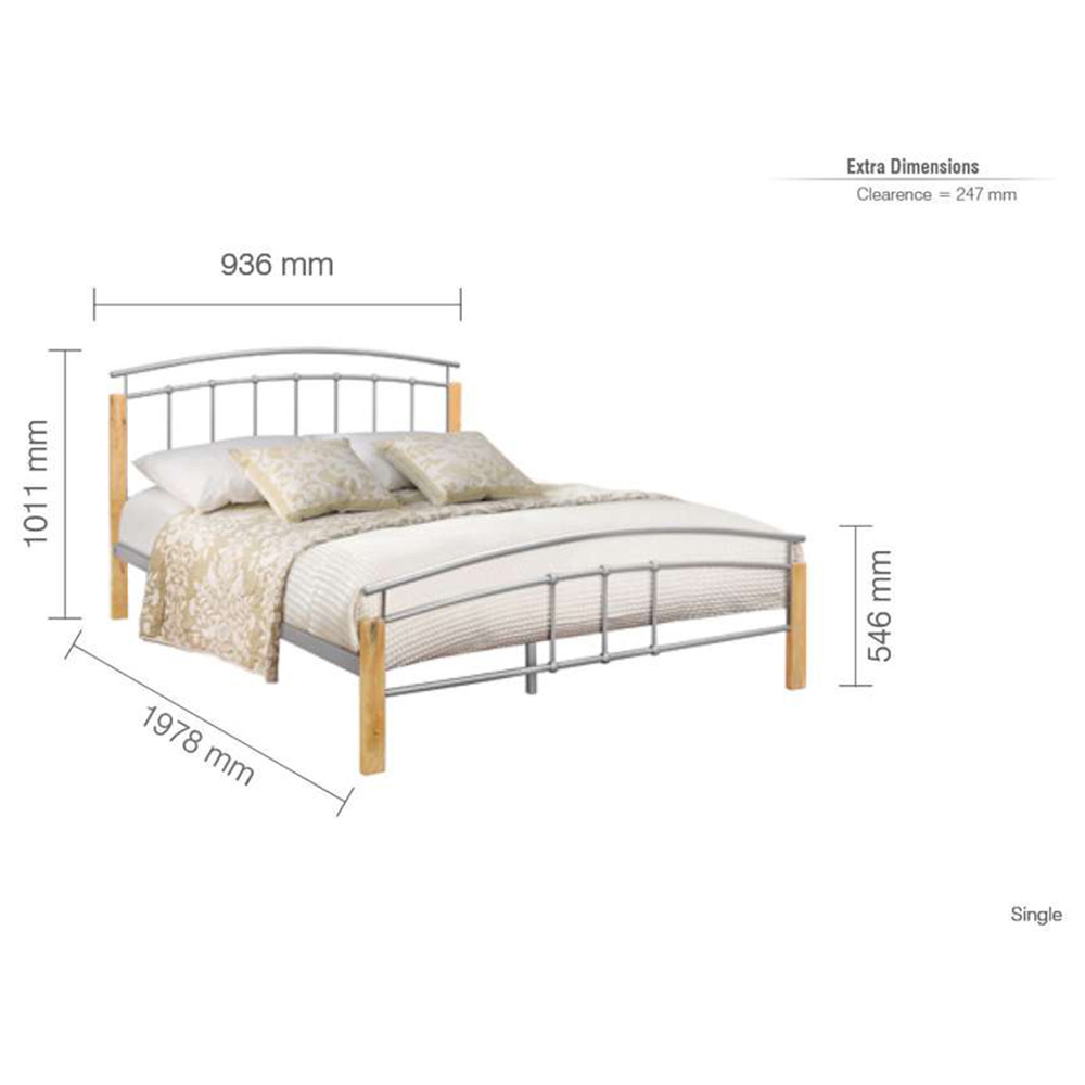 Tetras Single Silver Bed Image 5