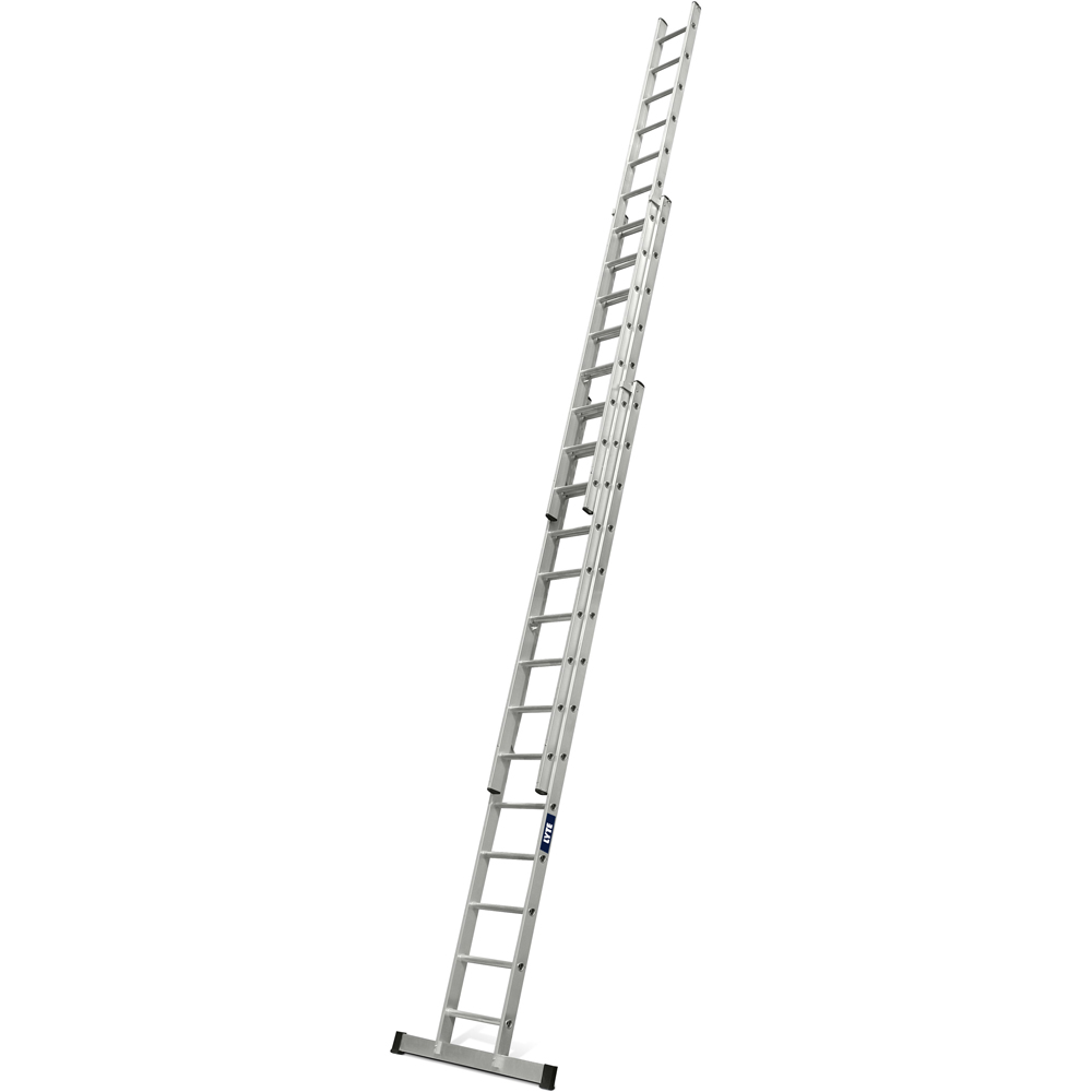 Lyte Ladders & Towers LytePro+ EN131-2 Professional Industrial 3 Section 14 Rung Extension Ladder Image 2