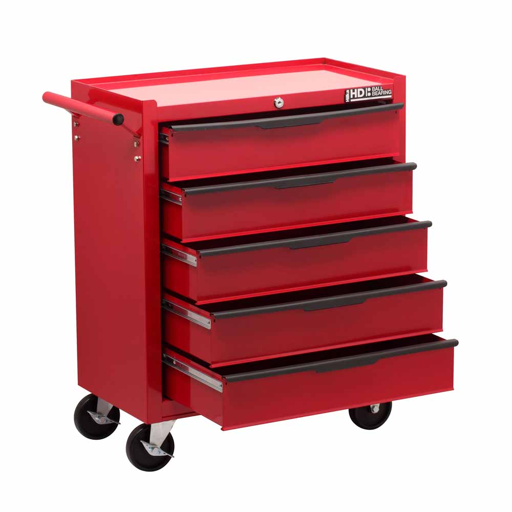 Hilka Heavy Duty 5 Drawer BBS Tool Trolley Image 2