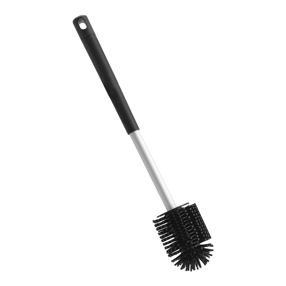 Living and Home Black Mountable Silicone Toilet Brush Image 3