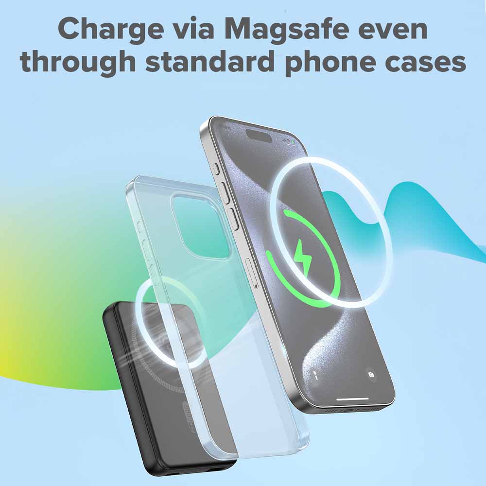 Maplin MagSafe USB-C Port Wireless Power Bank 5000mAh Image 5