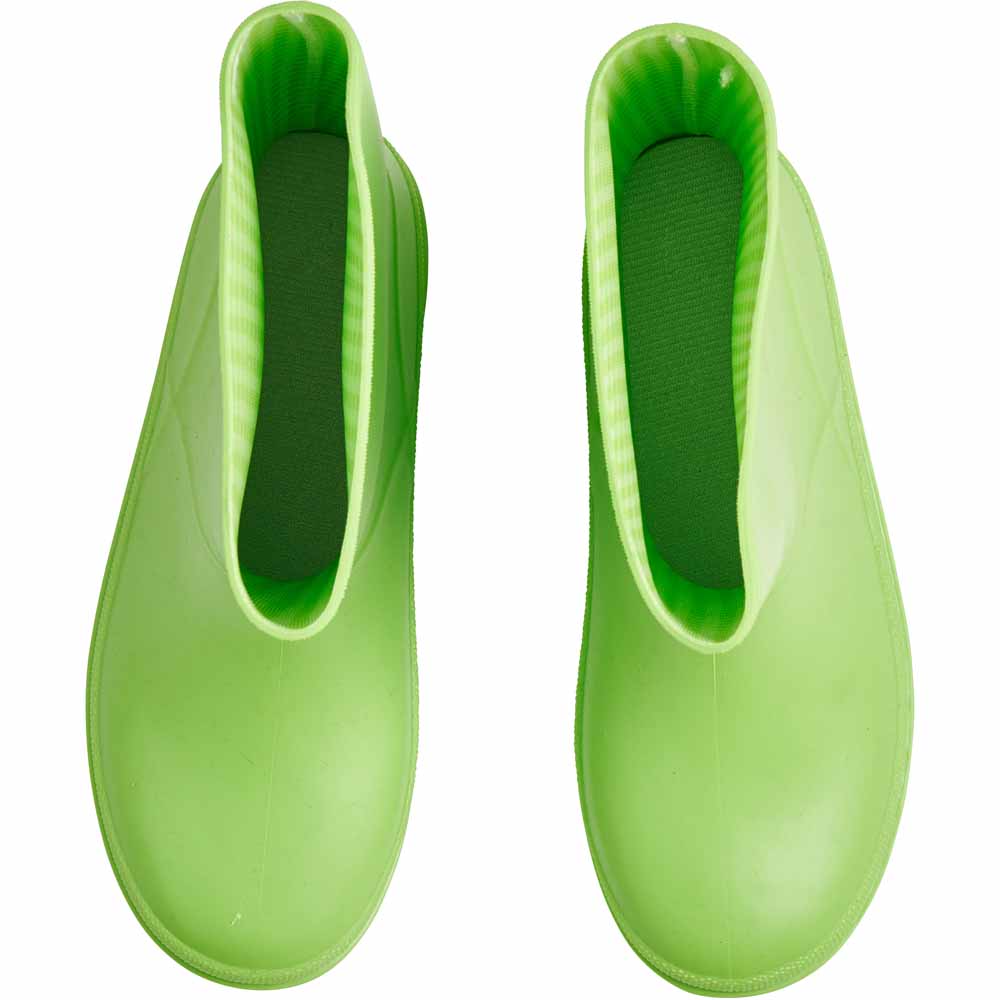 Wilko Size 4 Kids Green Wellington Boots Image 2