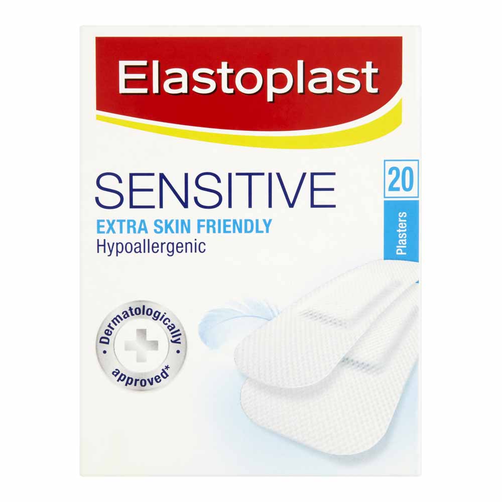 Elastoplast Sensitive Plasters 20 pack  - wilko