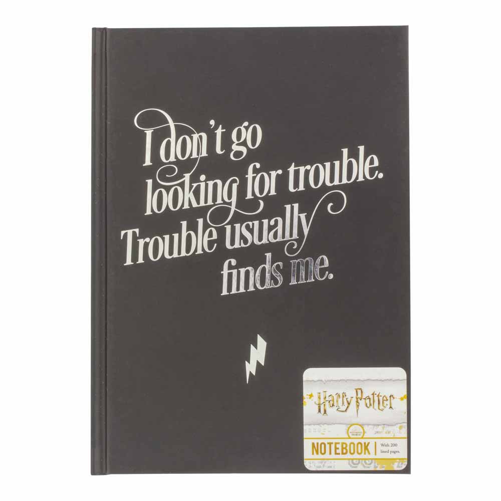 Harry Potter Slogan Hardback Notebook Image