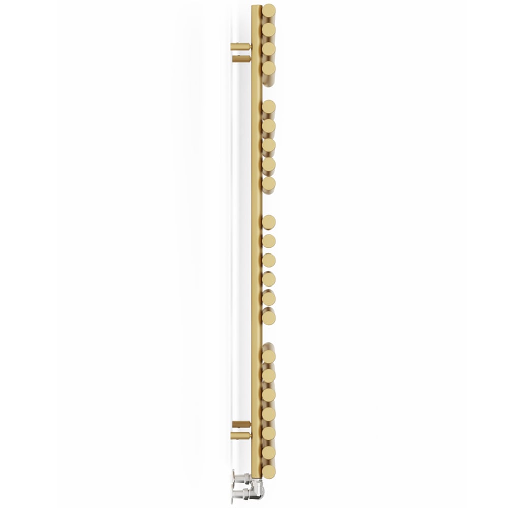 Terma Rolo Towel 2629BTU Brass Heated Towel Rail 1360 x 520mm Image 4