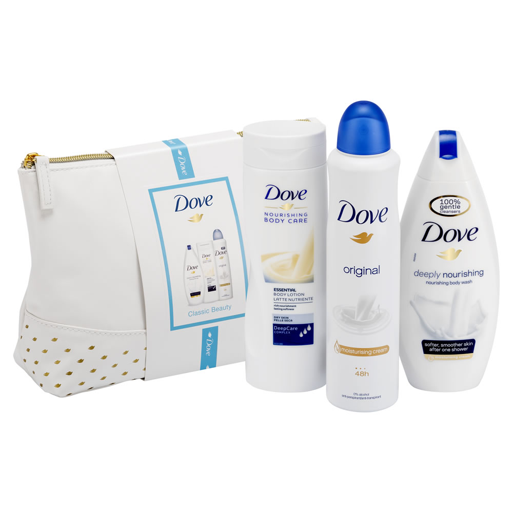Dove Classic Beauty Wash Bag Gift Set Image 3