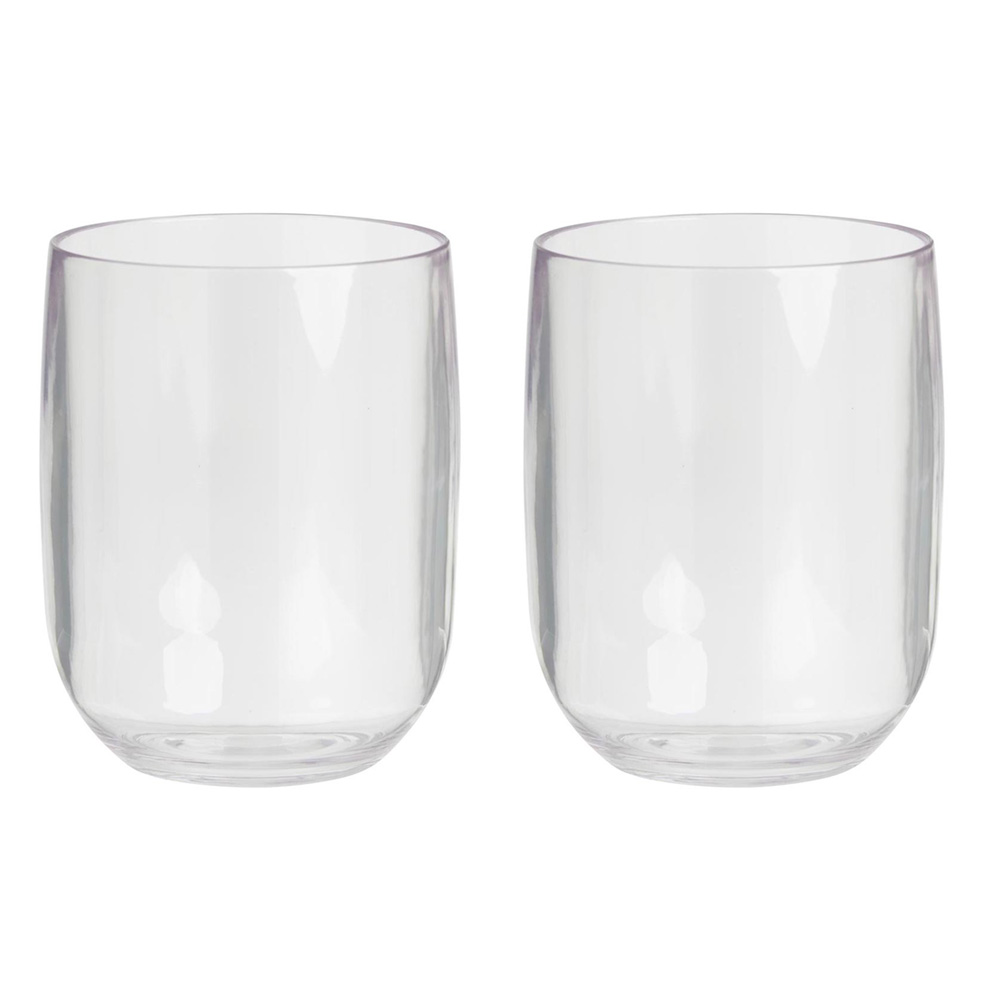 Wilko Clear Plastic Lo Ball Tumbler 4 Pack Image 4