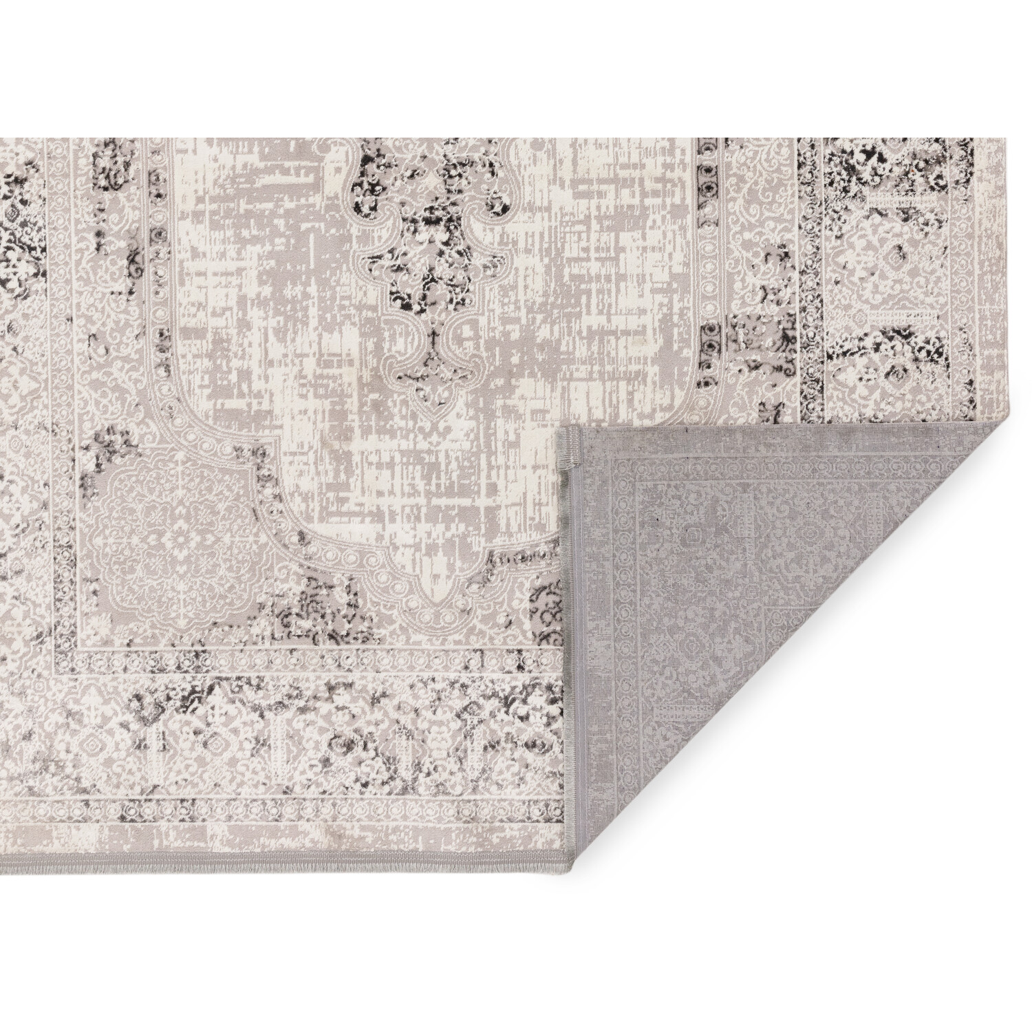 Vintage Capri Rug - Silver / 60cm Image 7