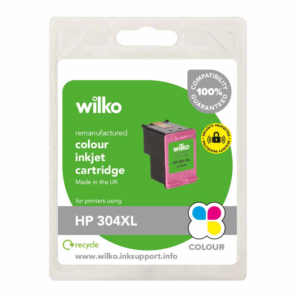 Wilko HP304XL Colour Remanufactured Inkjet Cartridge Image