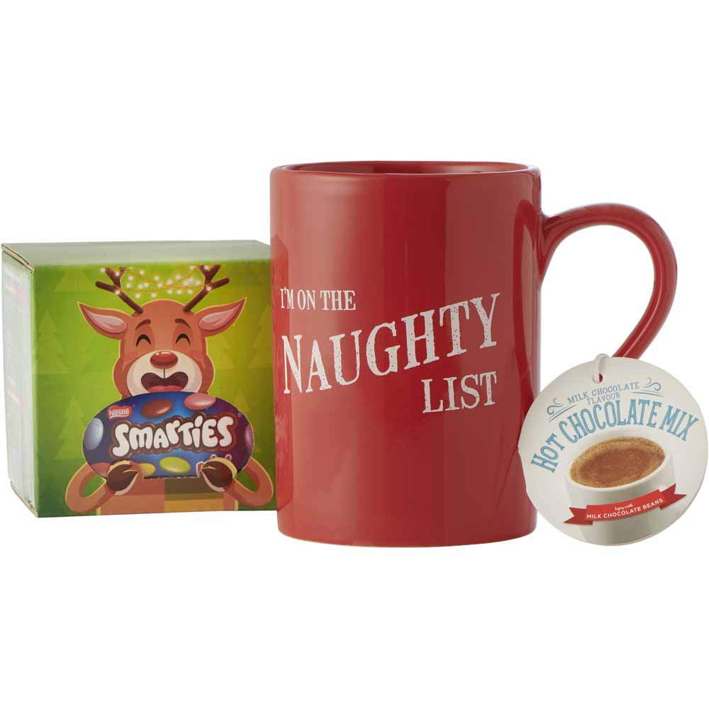 Wilko Cocoa Mug with Smarties Image 2