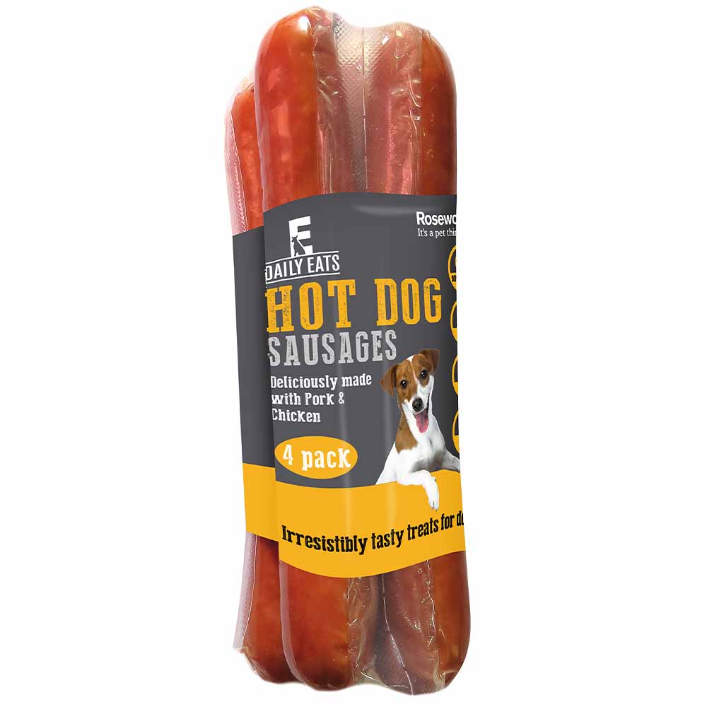 Rosewood Daily Eats Hot Dog Sausages Dog Treats 220g Image 1