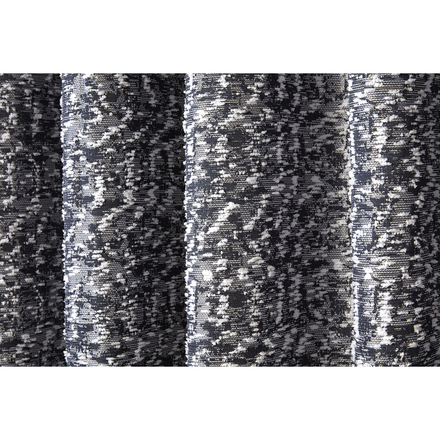 Maison Eyelet Curtain - Charcoal / 168cm / 183cm Image 4