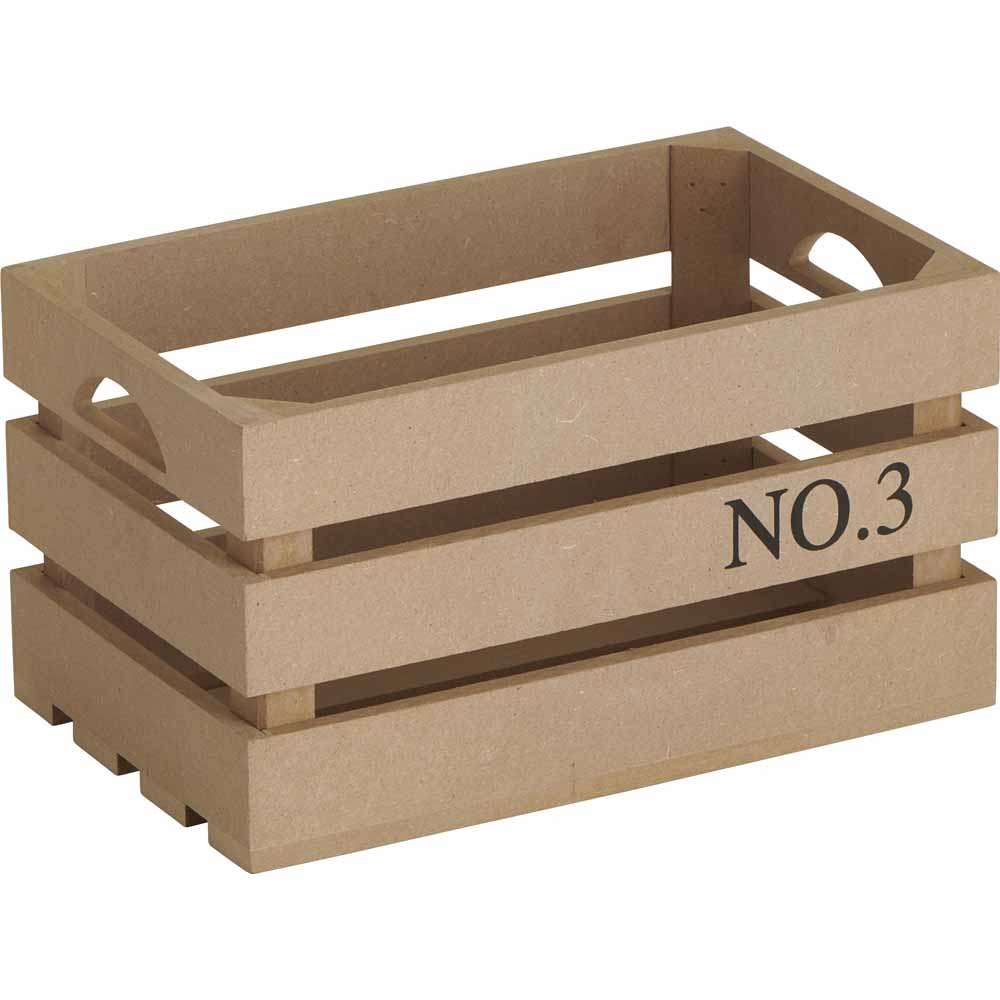 Wilko MDF Crates 3 Pack Wilko