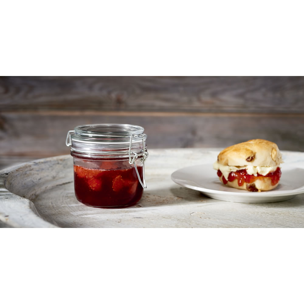Wilko 160ml Glass Serving Jar and Clip Lid Image 2