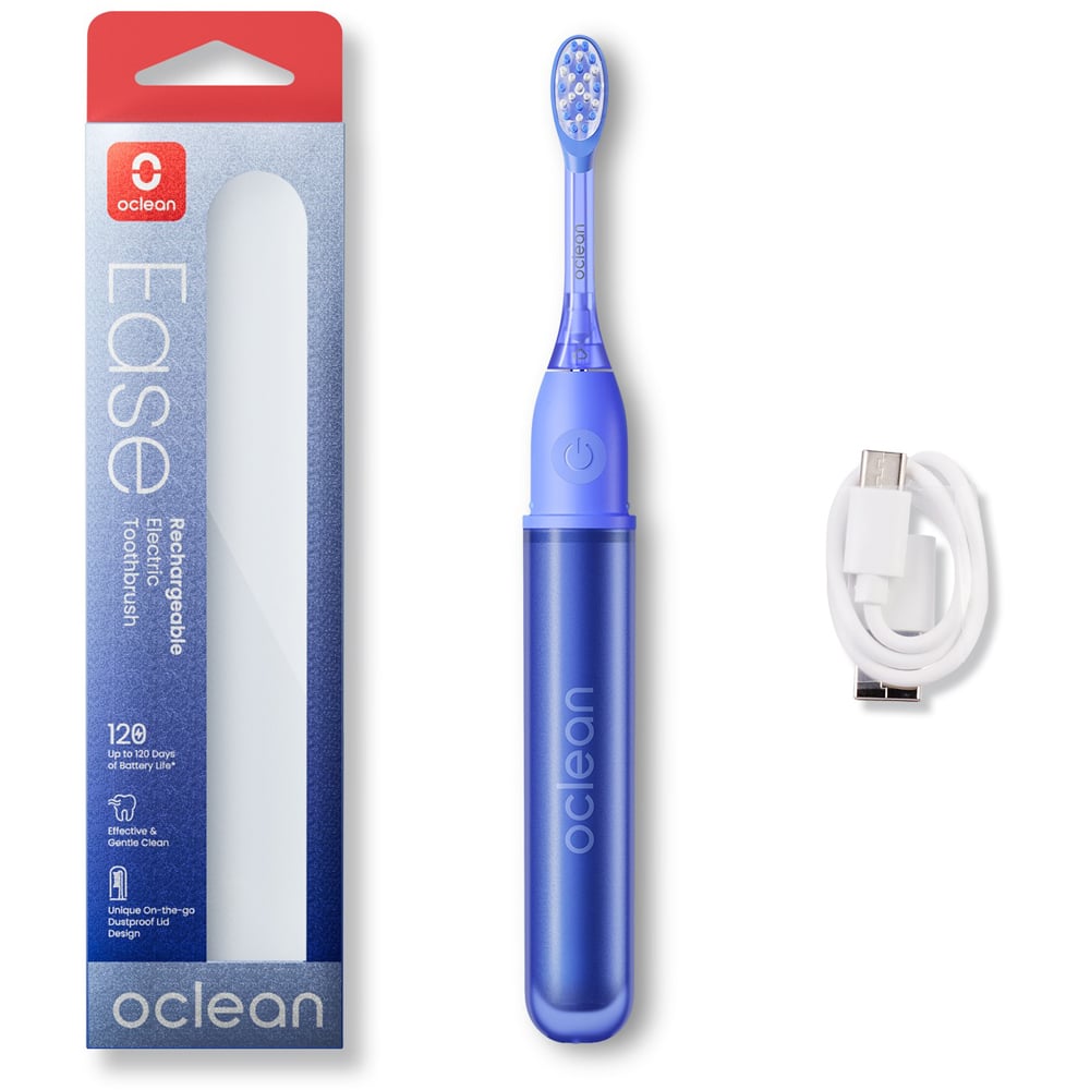 Oclean Ease Orange and Blue Rechargeable Electric Toothbrush Bundle Pack Image 5