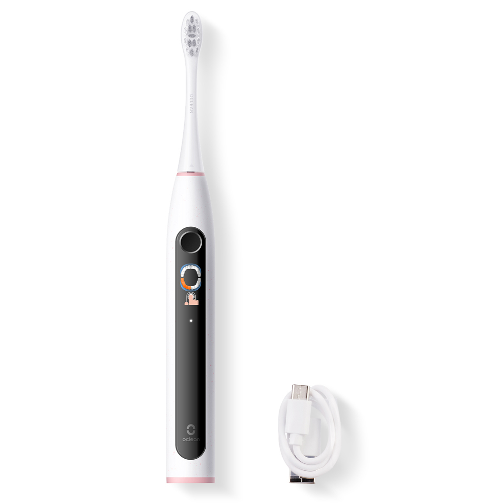 Oclean X Lite Grey Smart Sonic Electric Toothbrush Set Image 4