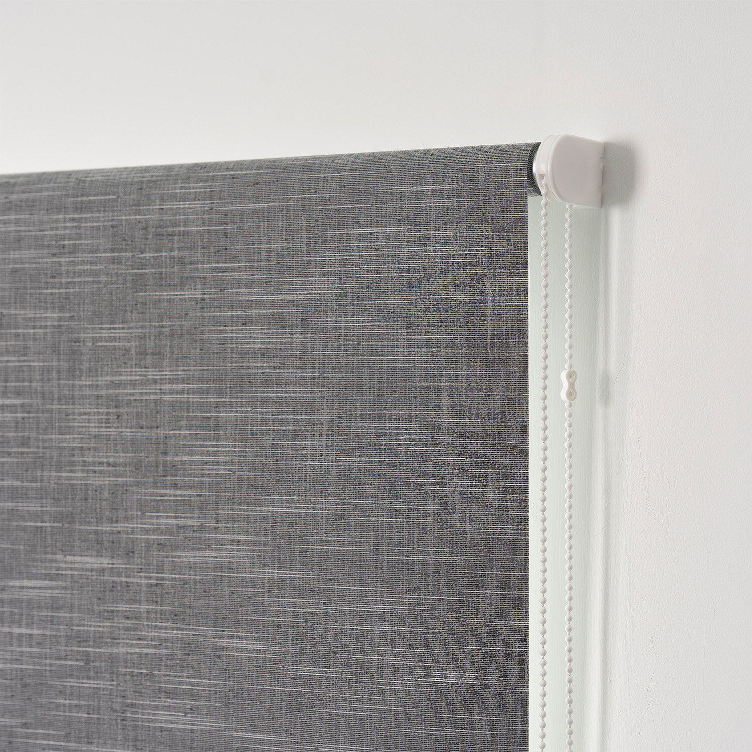 Blackout Textured Blind - Charcoal / 180cm Image 6