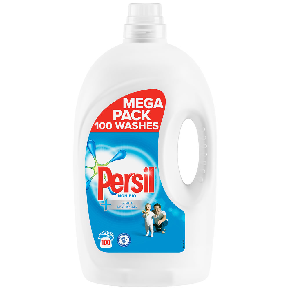 Persil Non Bio Liquid Detergent 100 Washes 3.5L Image
