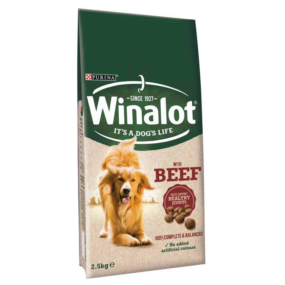 Winalot Beef and Vegetables Dry Dog Food 2.5kg Image 2