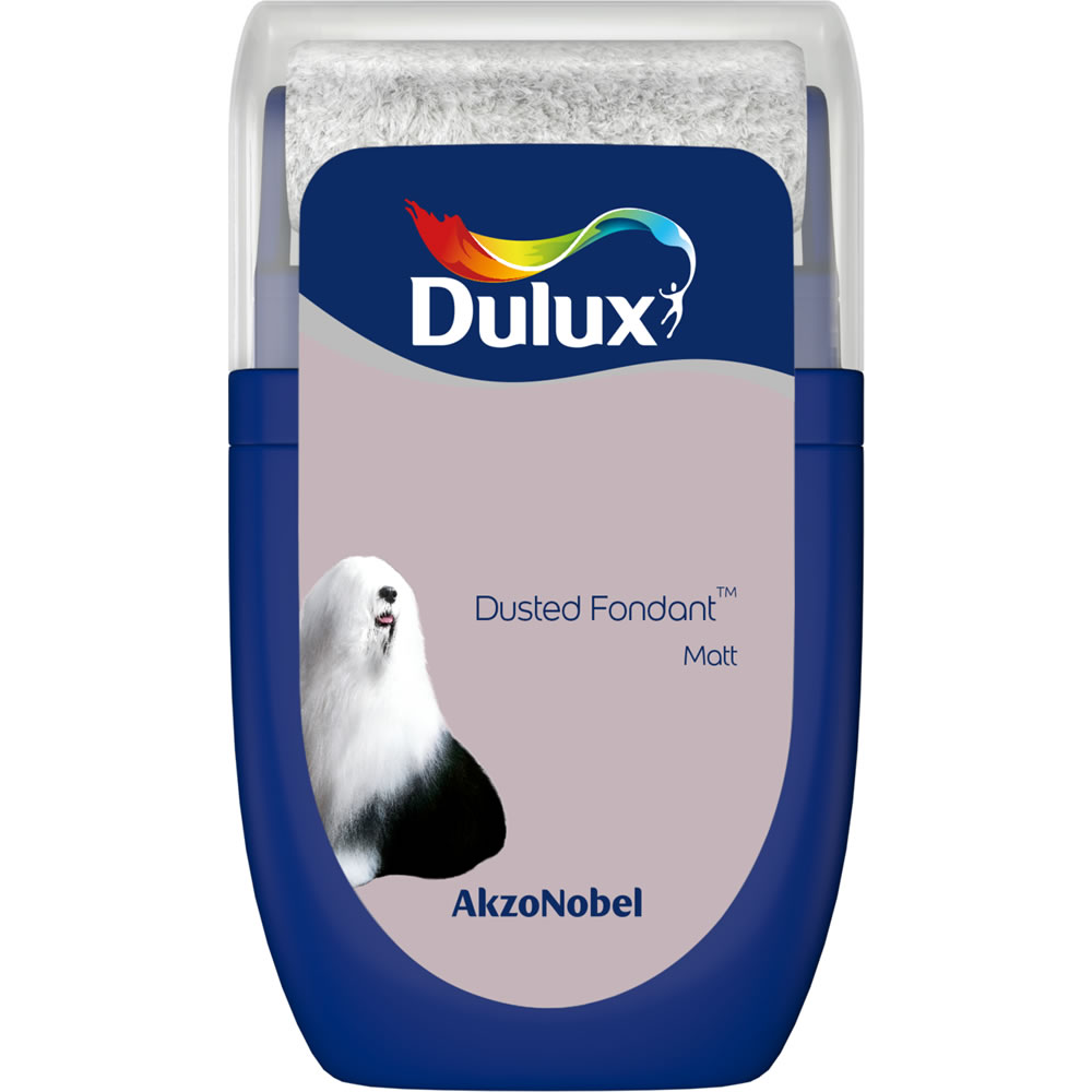 Dulux Dusted Fondant Matt Emulsion Paint Tester Pot 30ml Image 1
