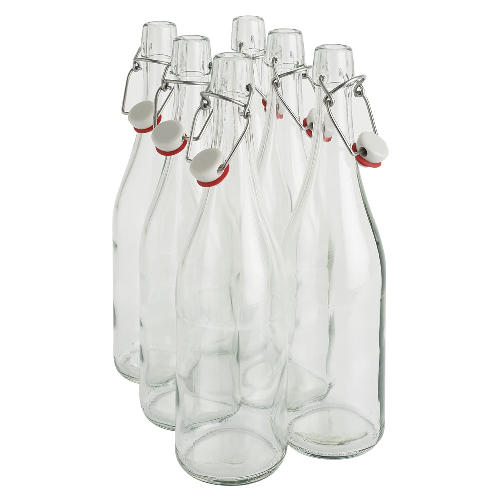 Wilko 750ml Swing Top Bottles 6 Pack Wilko